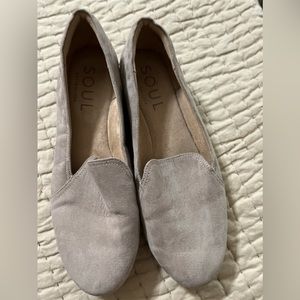 Soul Suede tan flats size 8
